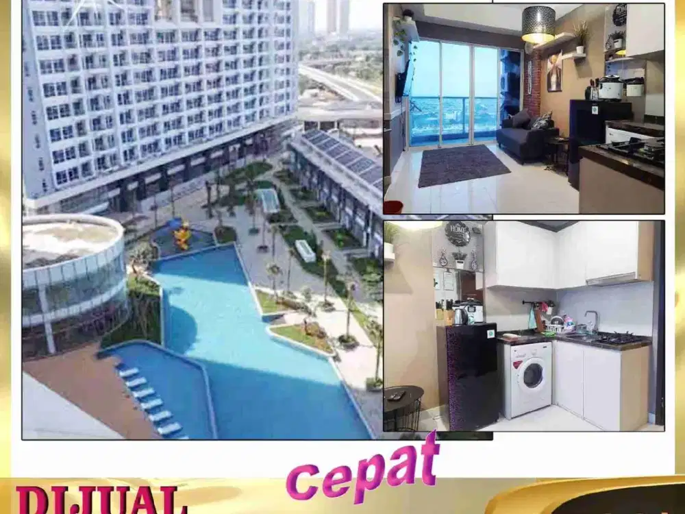 DIJUAL RUGI APARTEMEN 2 BR PURI MANSION TOWER AMNESTY KEMBANGAN JAKARTA BARAT