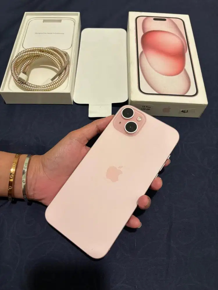 iphone 15 plus 128gb pink resmi