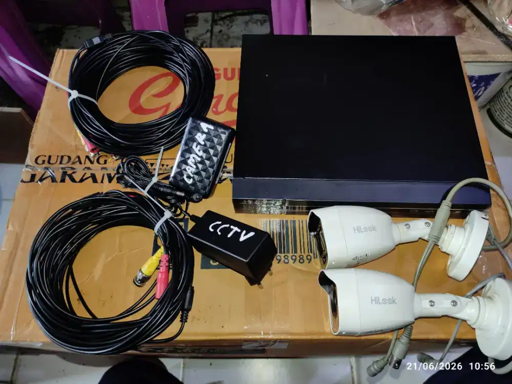 Cctv 4 Chanel lengkap siap pakai