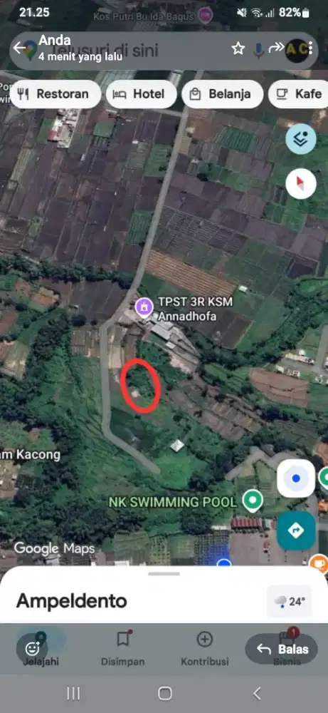 Jual kebun /tanah