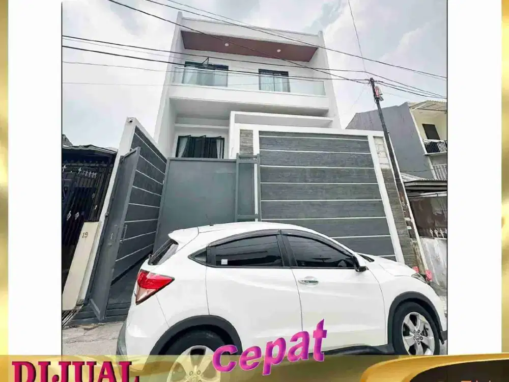 DIJUAL RUMAH 3,5 LANTAI DI BOJONG INDAH CENGKARENG JAKARTA BARAT