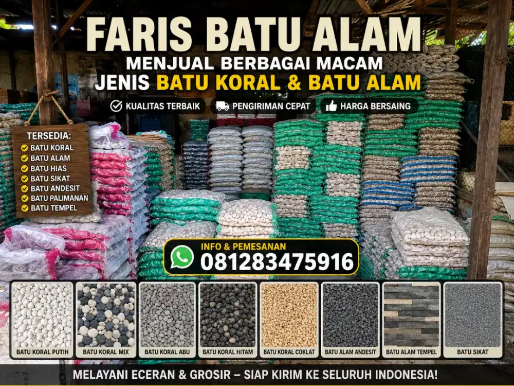 Distributor batu koral ampar