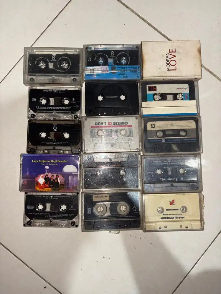 Kaset Pita Jadul Vintage Audio Cassette Tape Original Preloved Klasik
