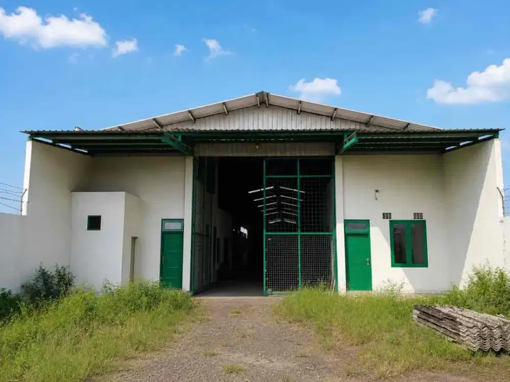 DIJUAL – Tanah & Gudang Industri Konstruksi Baja Kokoh di Kawasan Industri Margadana