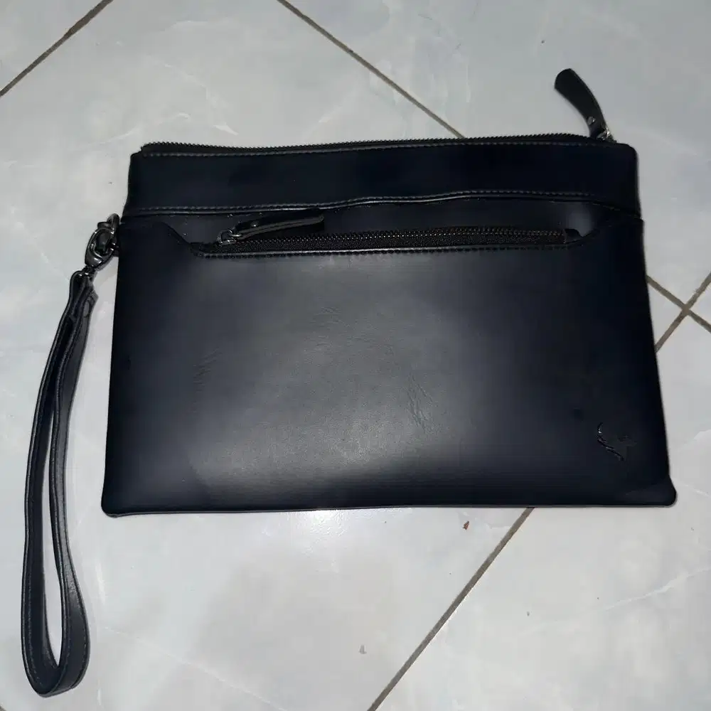 Tas Tangan Clutch Handbag Pria Kulit Asli Arosa Egls
