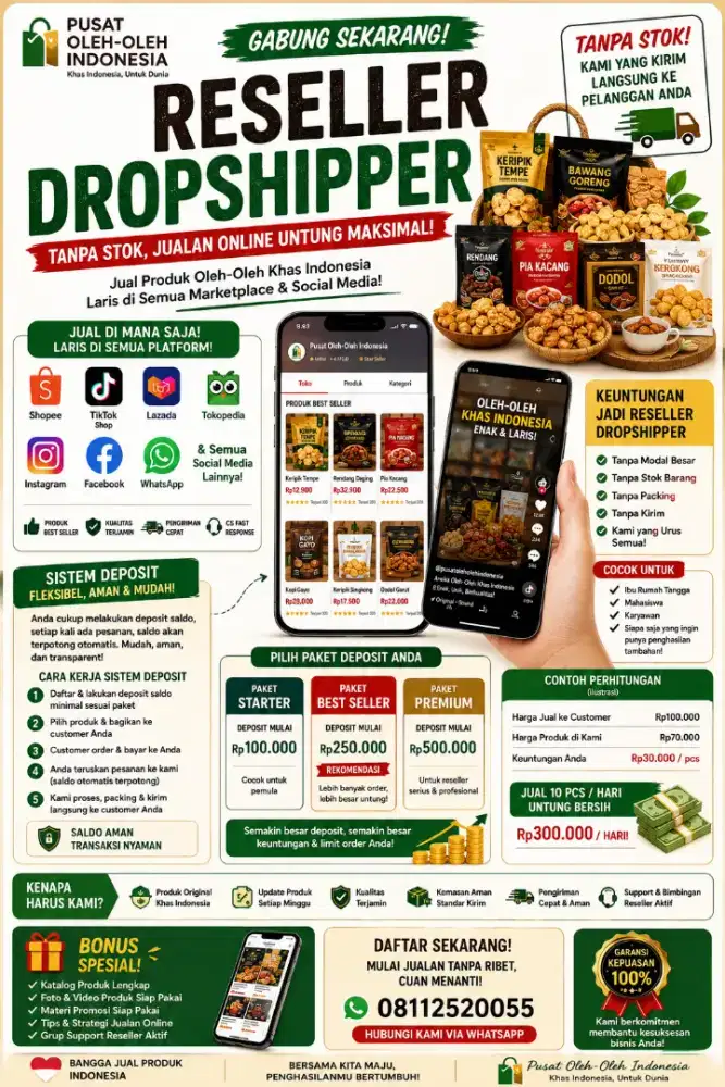 Magang SMK Pelatihan Jualan Online Reseller Dropshiper Affiliate