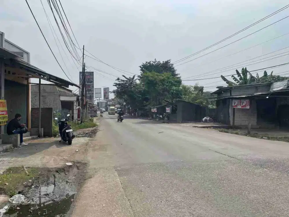 Tanah Dijual Cepat Murah Di Pinggir Jalan Bogor Selangkah Ke Tol Gunung Putri
