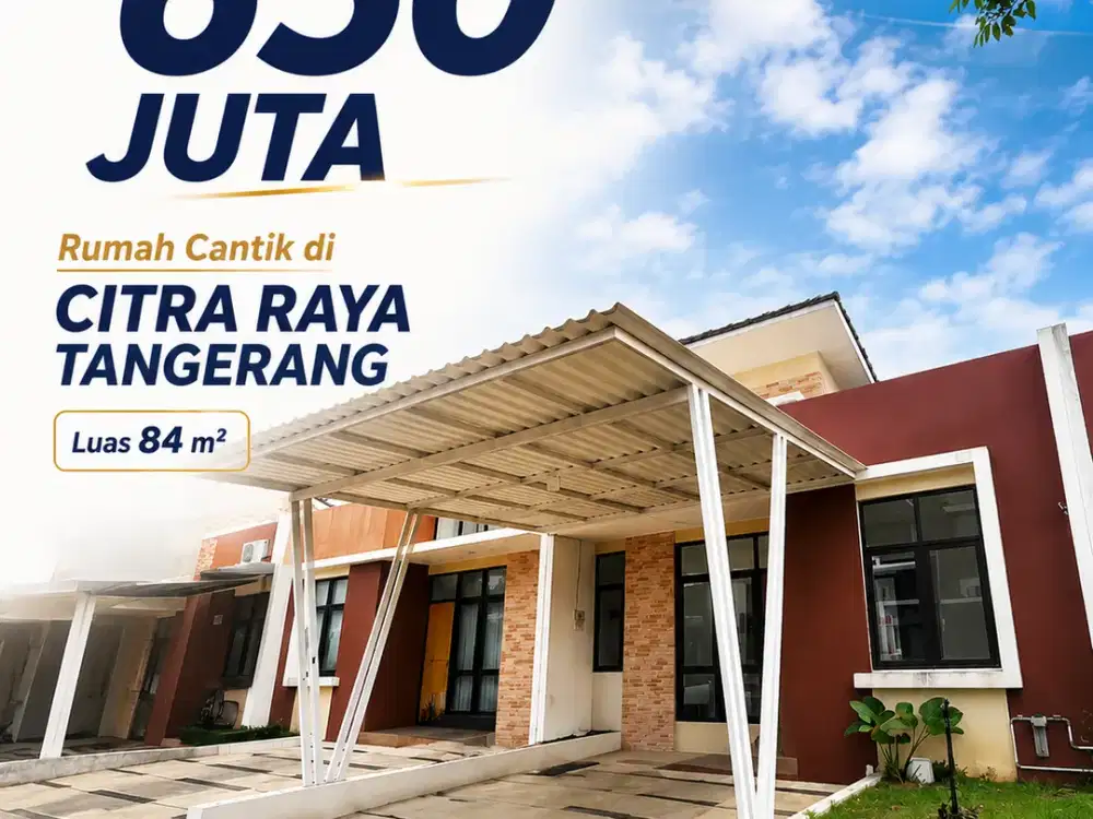 JUAL BU Rumah Cantik di Citra Raya Tangerang