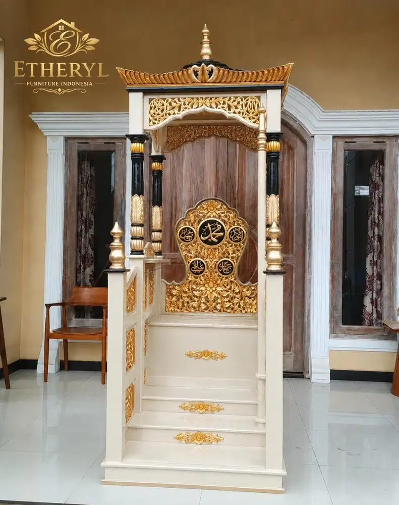 Mimbar Masjid Tangga Minimalis