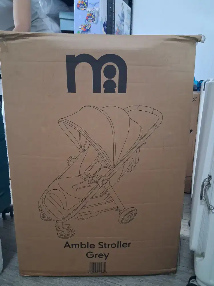 Stroller amble grey sama bouncer nya kondisi 100% baru NEGO!!!