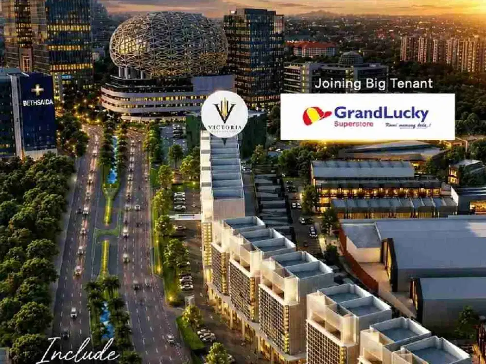 BARU! AT VICTORIA CENTRAL DISTRIK BUSINESS LOFT PREMIUM 6LANTAI + 1 , HARGA 40MAN