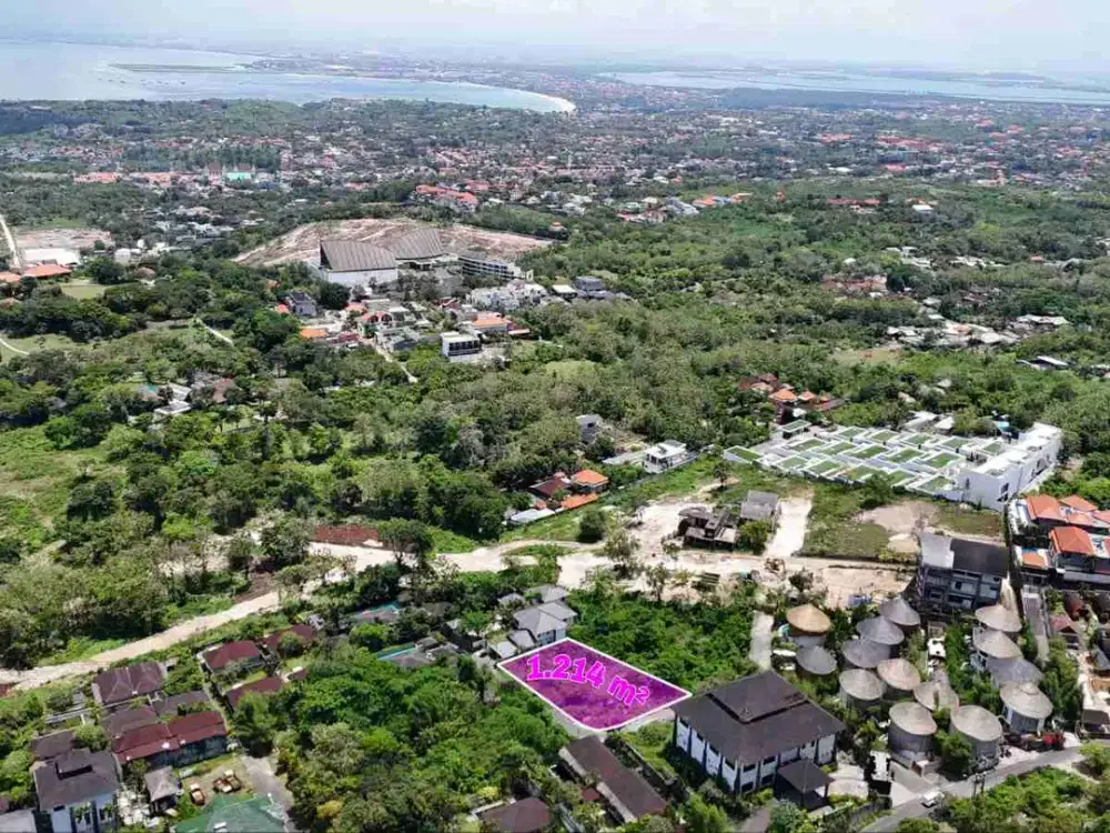 Tanah Ocean View Zona Pink Link Villa Kahuripan Ungasan Bali