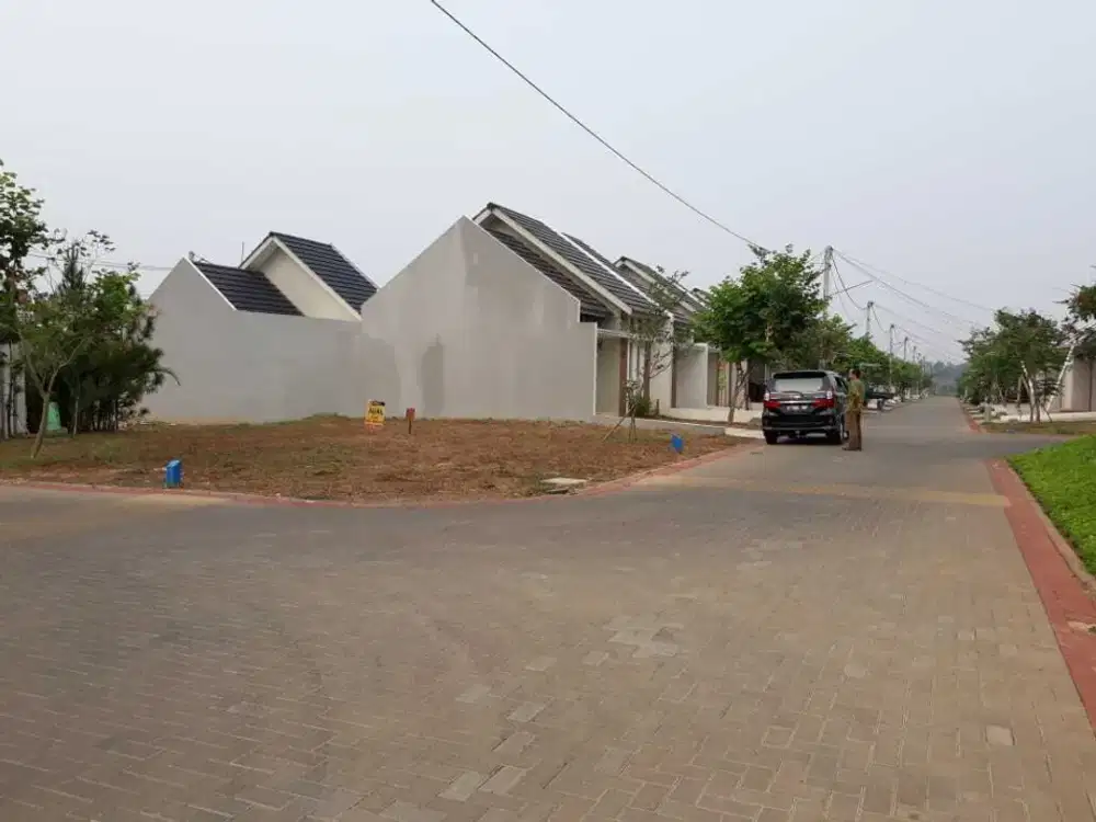 Jual kavling hoek boulevard cantik The River Parung Panjang Bogor