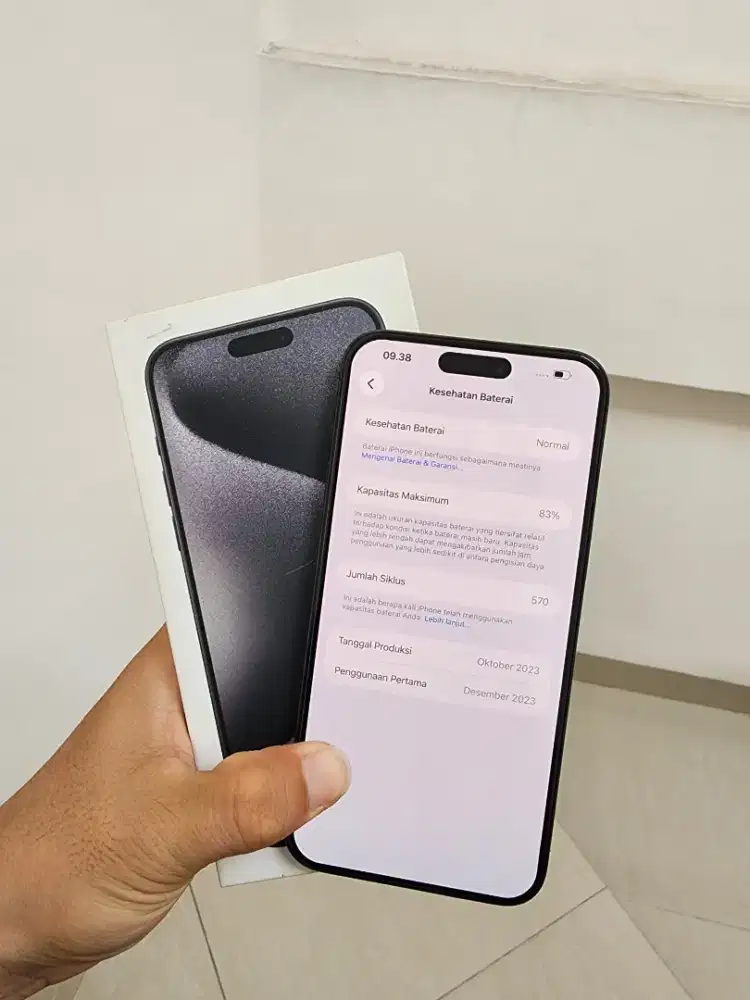 Iphone 15 Promax 256GB Black Titanium