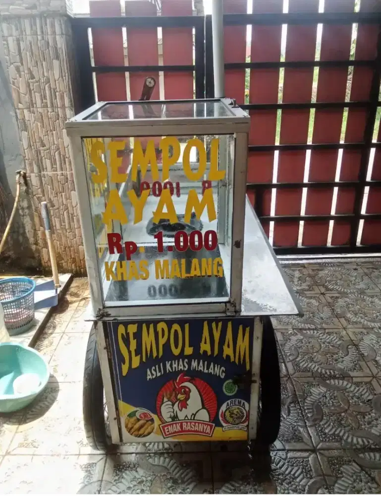 Gerobak Sempol Ukuran kecil