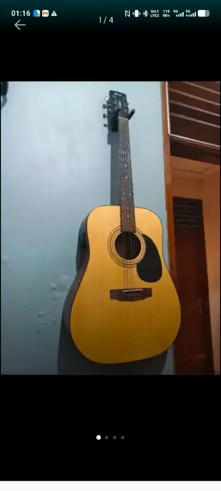 Gitar Akustik Cort AD810 E OP bonus tas + capo