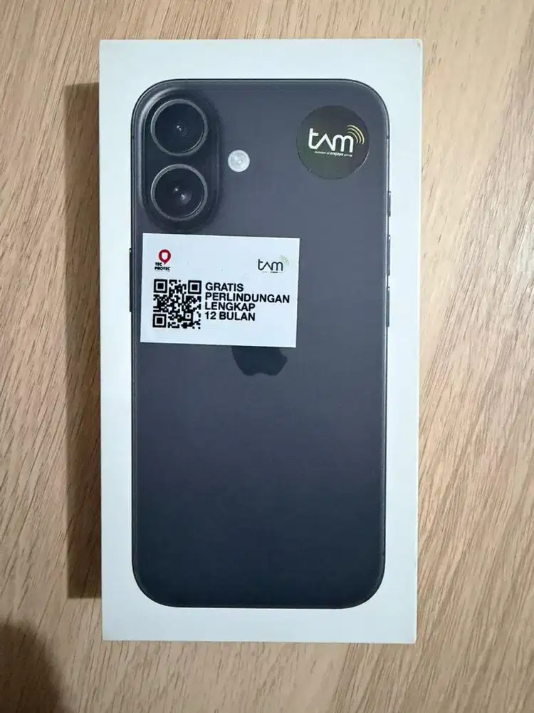 iPhone 16 128 GB Hitam Garansi iBox