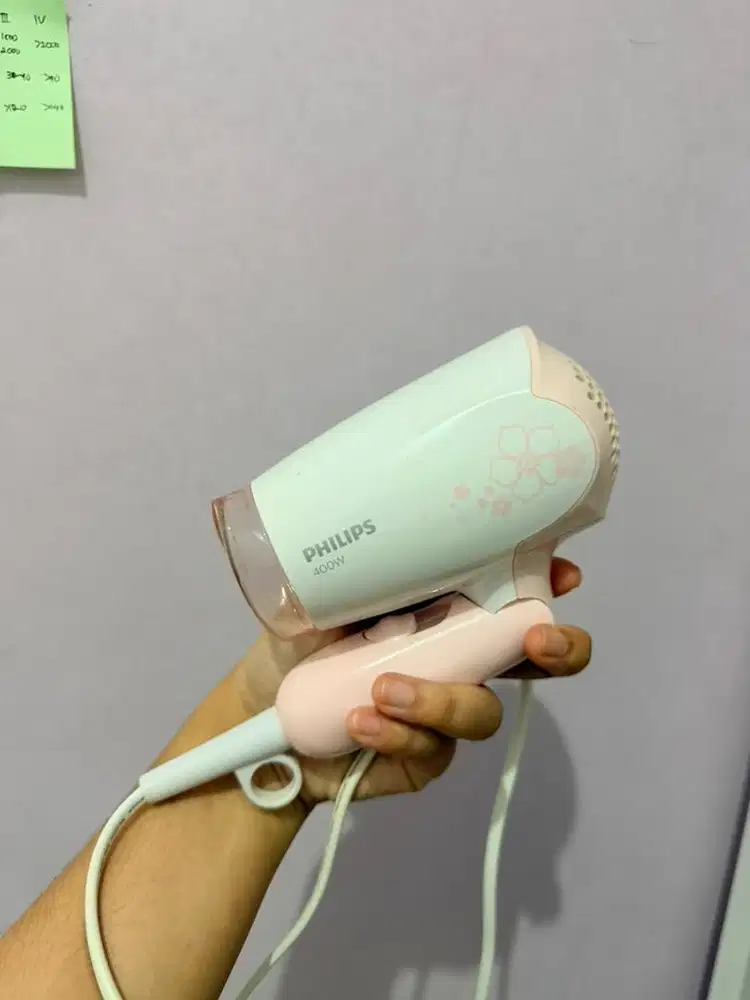 Hair dryer, Philips Hair Dryer Care 400 W, Pengering rambut Philips