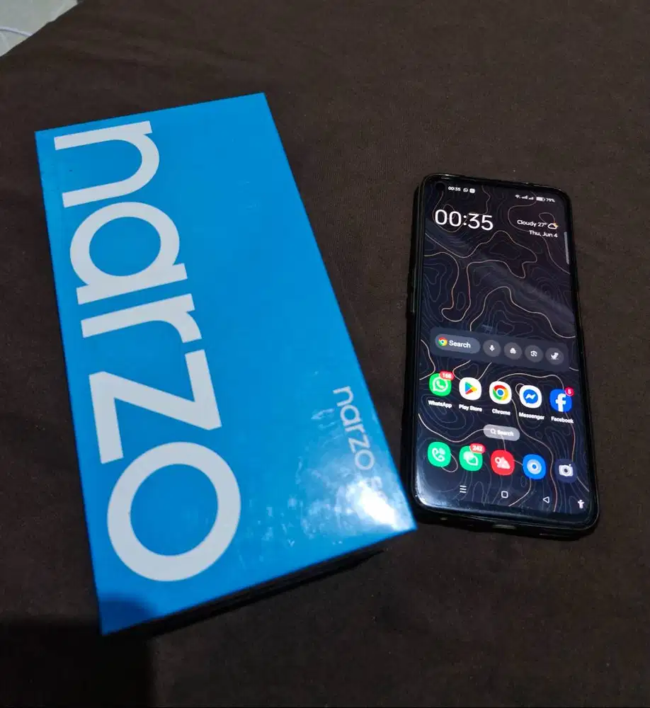 Jual second realme narzo 50