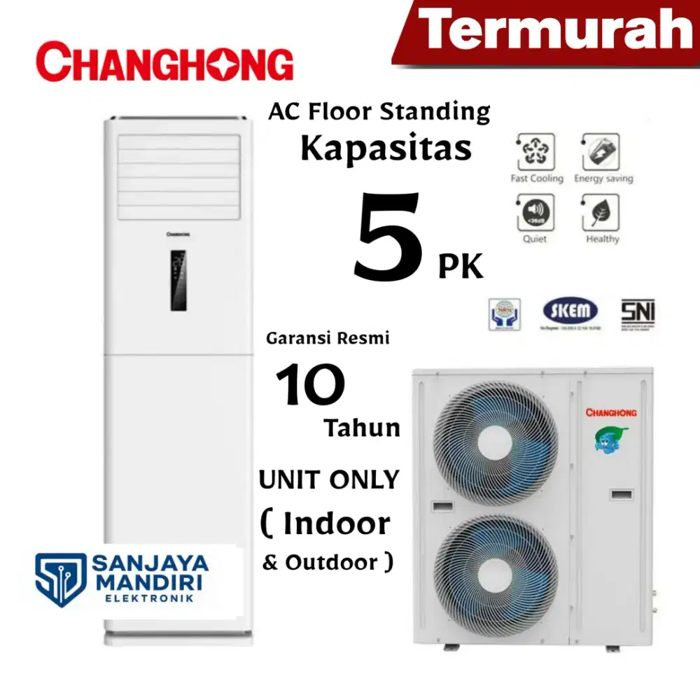 (UNIT ONLY) CHANGHONG AC Floor Standing 5 PK R410 DOUBLE BLOWER 48LA