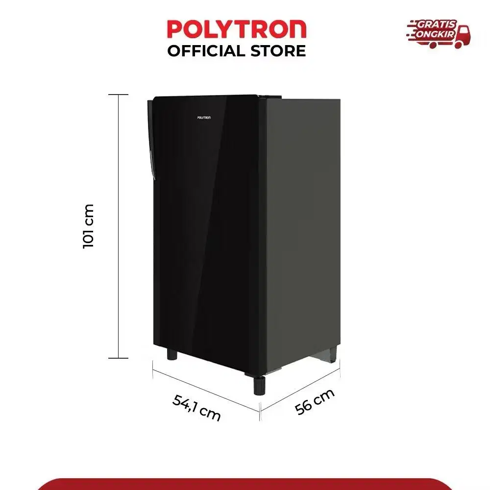 POLYTRON Kulkas 1 Pintu Belleza 150 liter PRA 15DMY