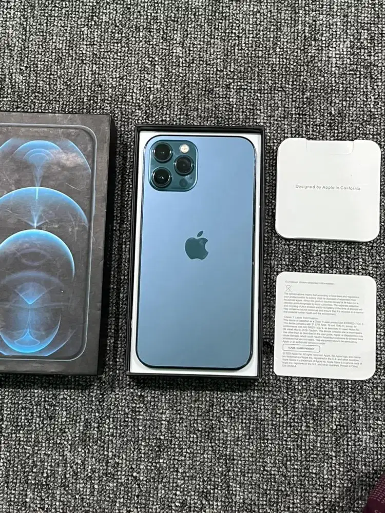 iphone 12 pro max 128gb inter pemakain lama fullset