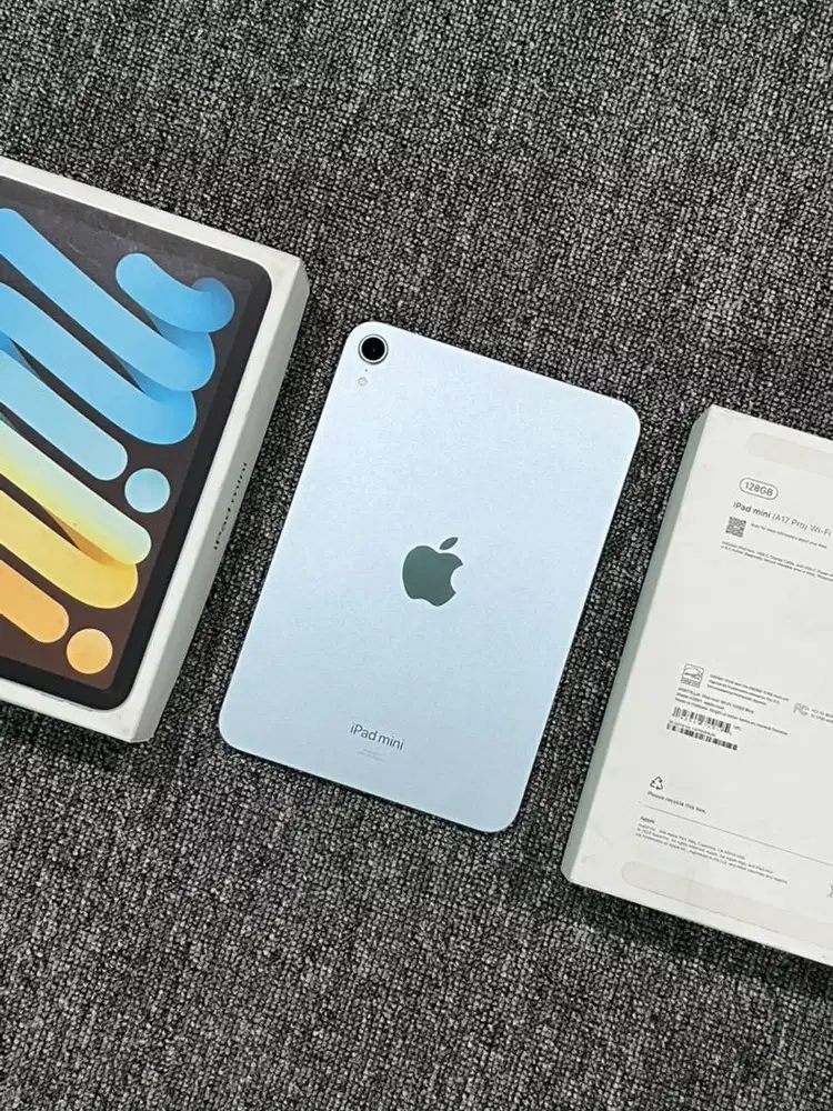 Ipad mini 7 128gb wifi fullset original second