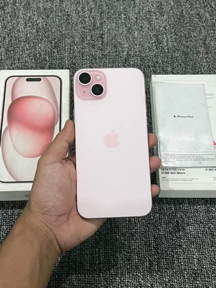 Iphone 15 plus 128gb pink ibox fullset ori