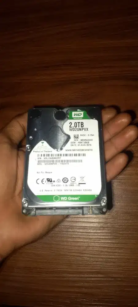2 TB HDD laptop