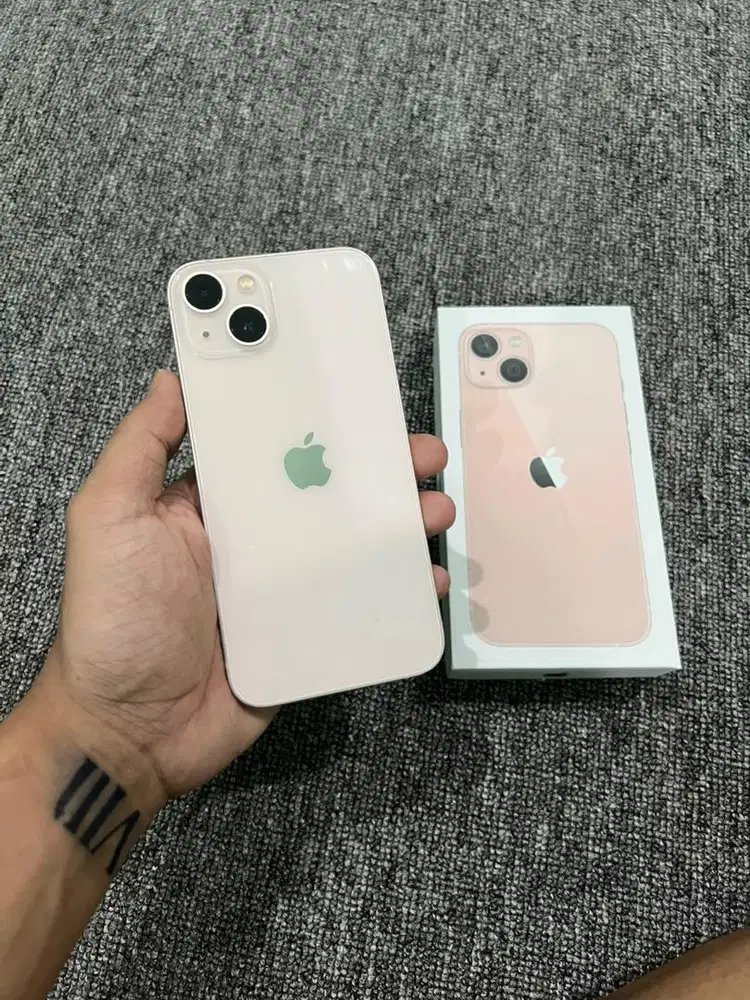 Iphone 13 128gb pink inter all oprator fullset