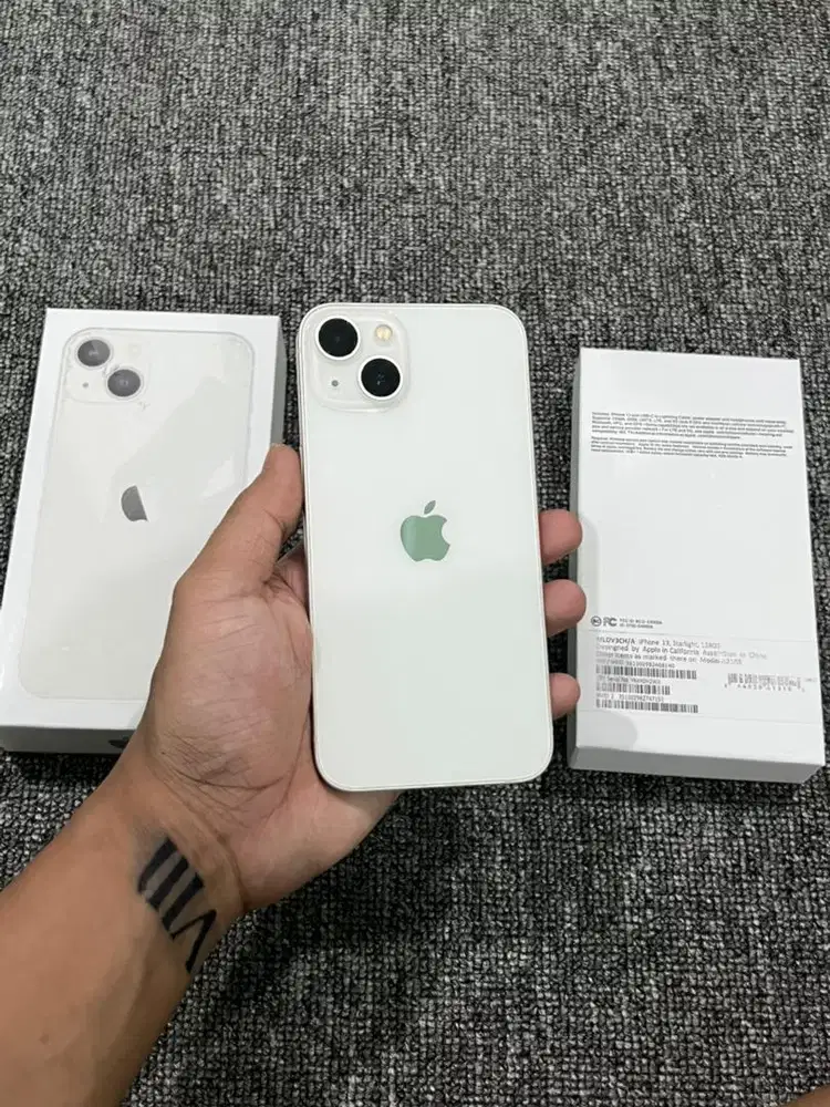 Iphone 13 128gb white inter all oprator