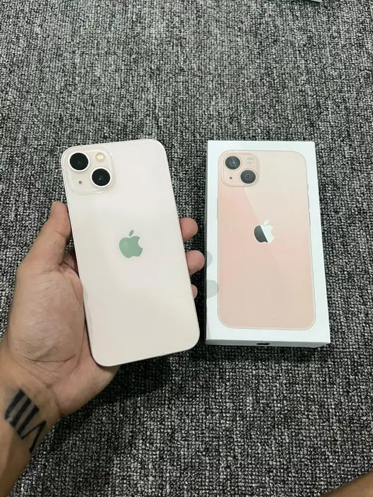 Iphone 13 256gb pink inter all oprator fullset