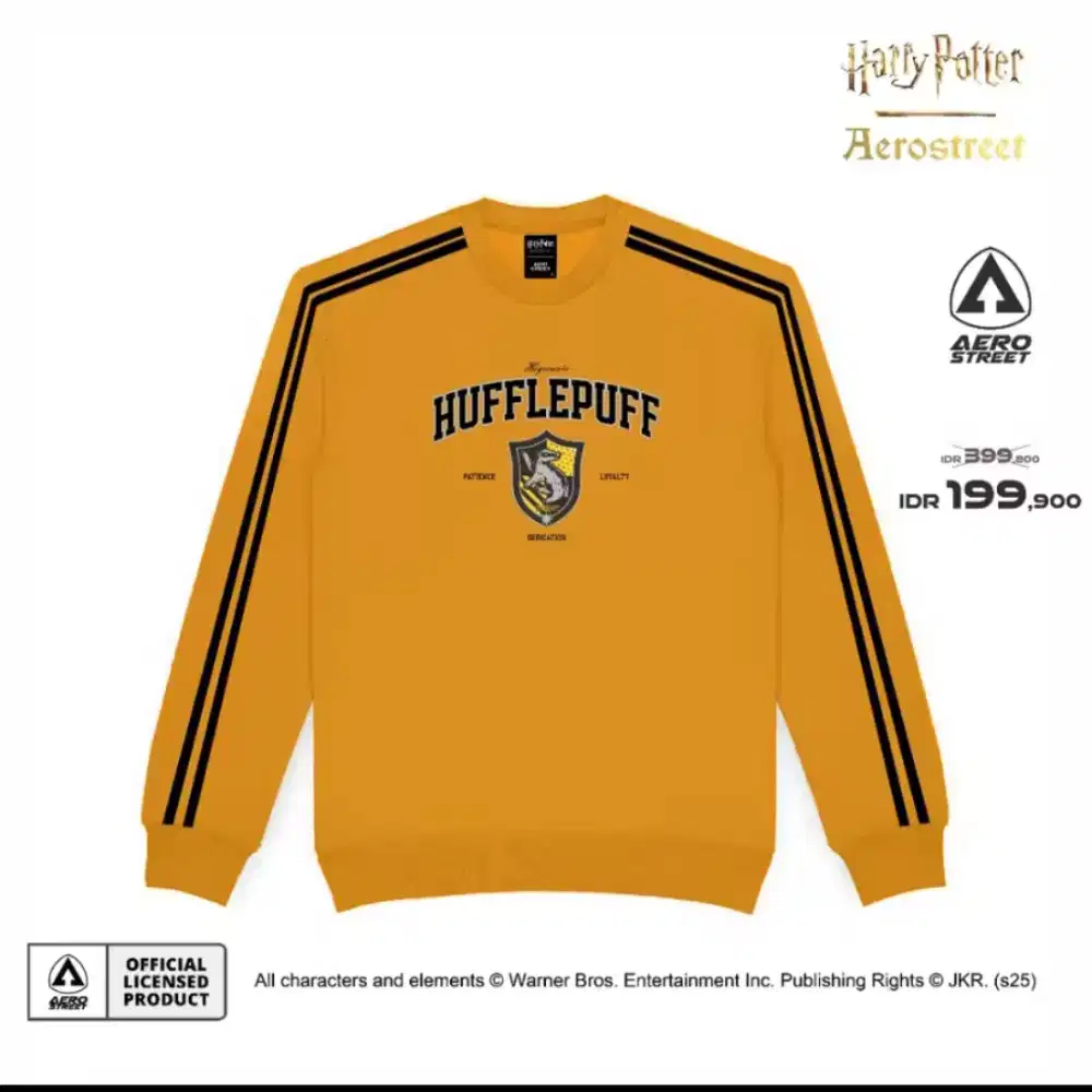 Crewneck Aerostreet X Harry Potter HufflePuff