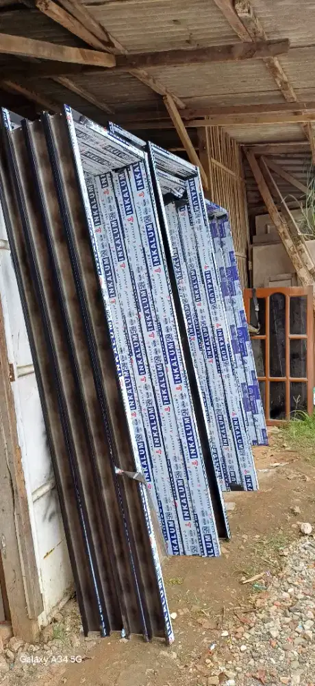 Jual kusen pintu satu dan pintu dua dari bahan aluminium dan kayu