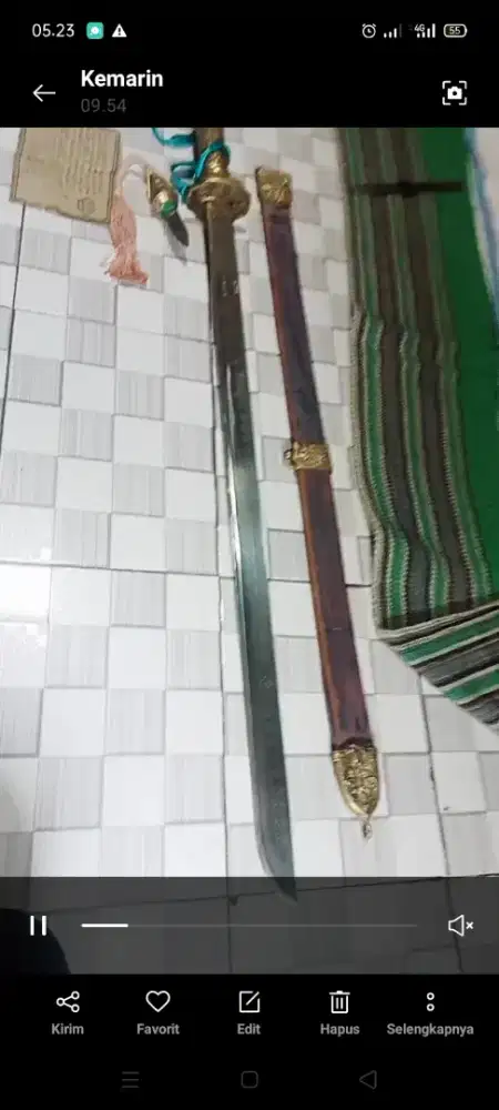 Katana Shogun asli