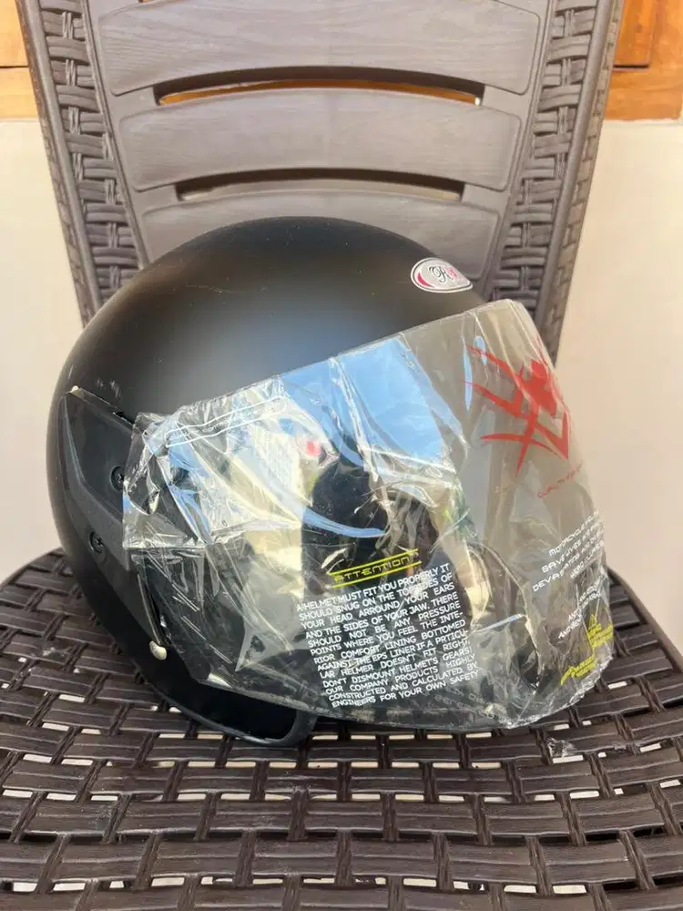 Helm baru sni hitam doff