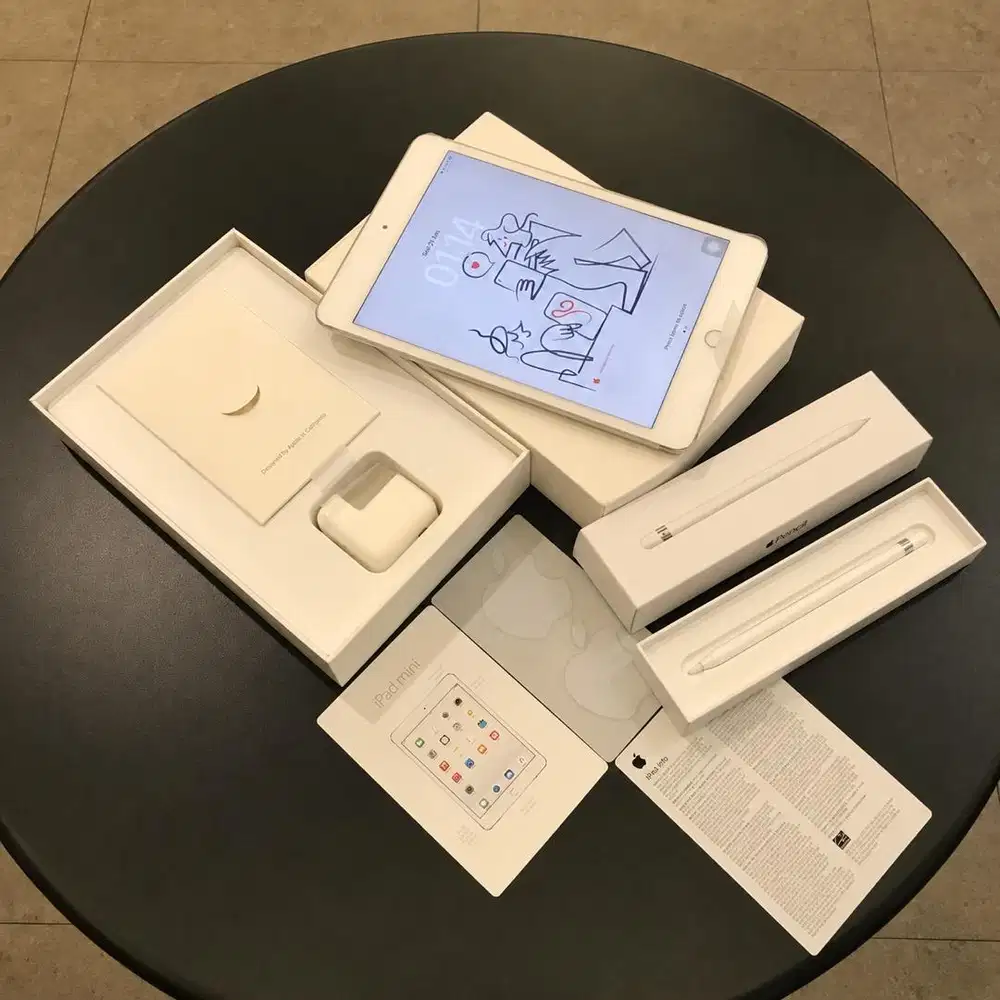 iPad Mini 5 Like New + Apple Pencil Lengkap