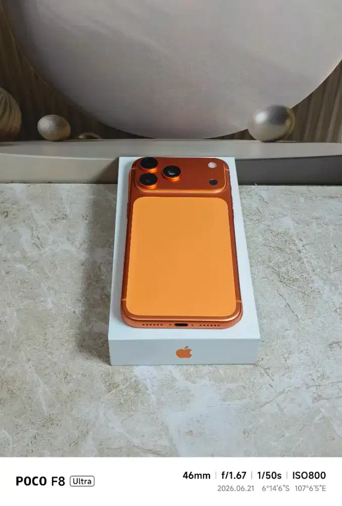 Iphone 17 pro max 256gb cosmic orang ibox