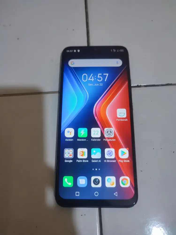 Dijual hp infinix hot 11 play, ram 4/64, batangan