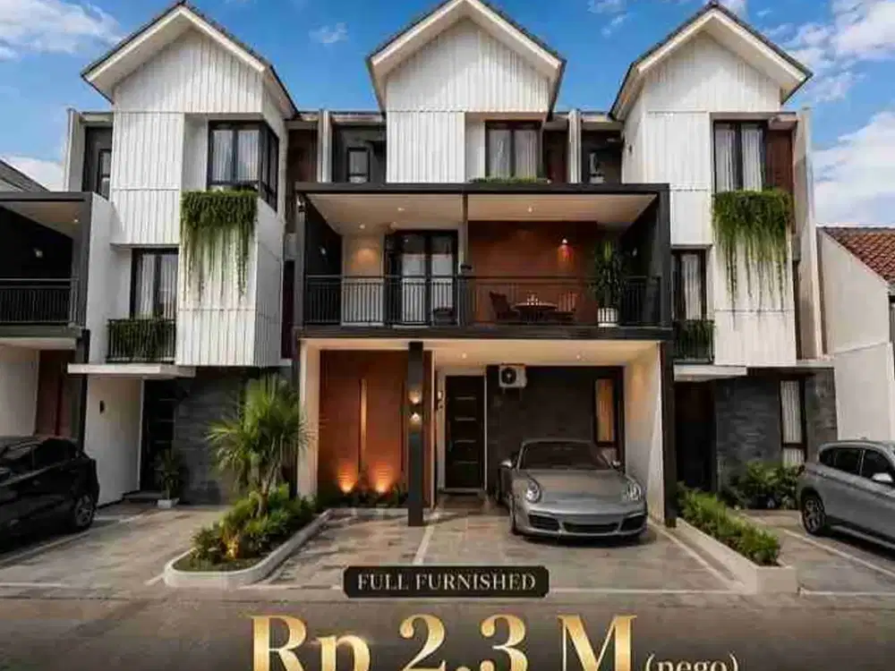 Rumah 3 Lantai Kebagusan 4+1 Kamar Luas 200m Dekat Pintu Timur Ragunan