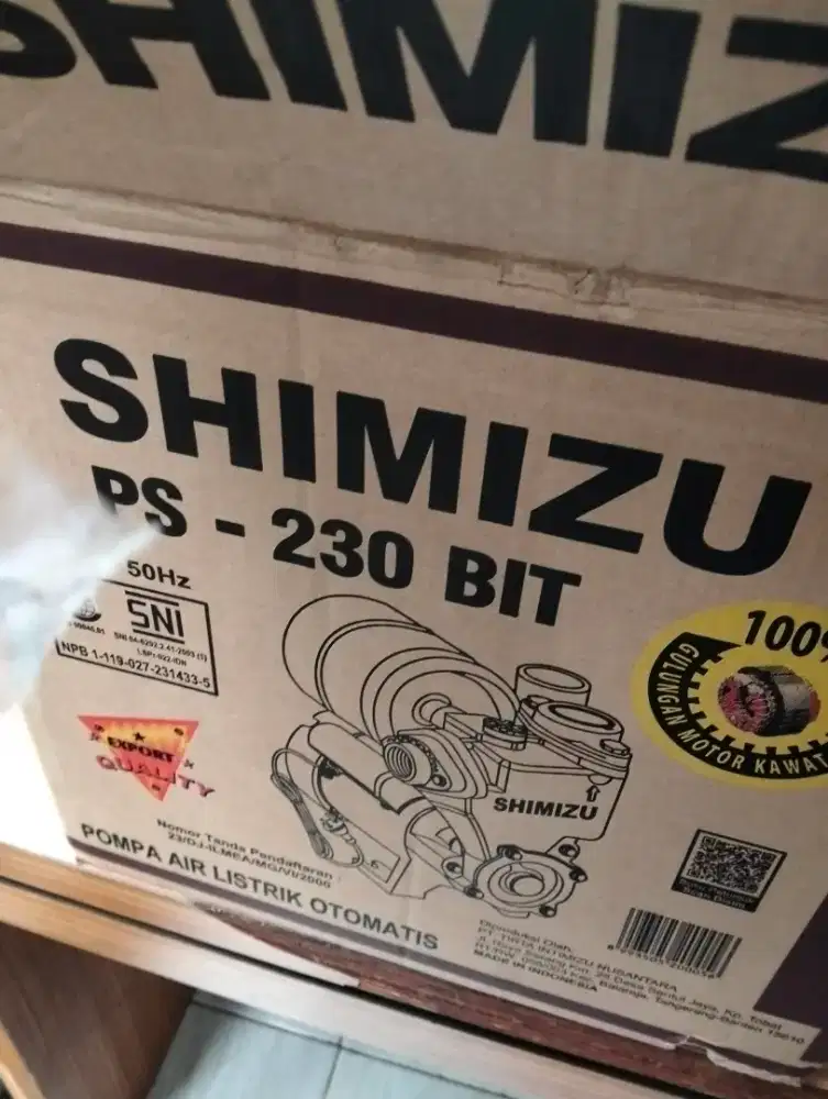 Mesin air shimitzu 230 bit
