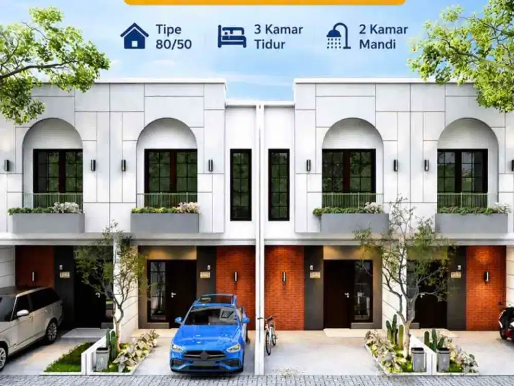Rumah 2 lantai Dp 0% di Margonda Depok