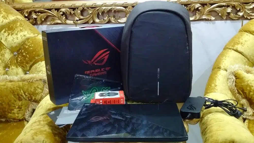 Laptop RAJA GAMING Nvidia GTX1050Ti ASUS ROG Core i7 Ram 16GB SSD512GB