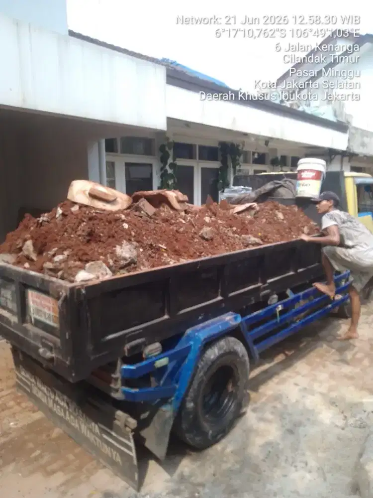 Jasa buang puing tanah dan angkut sampah