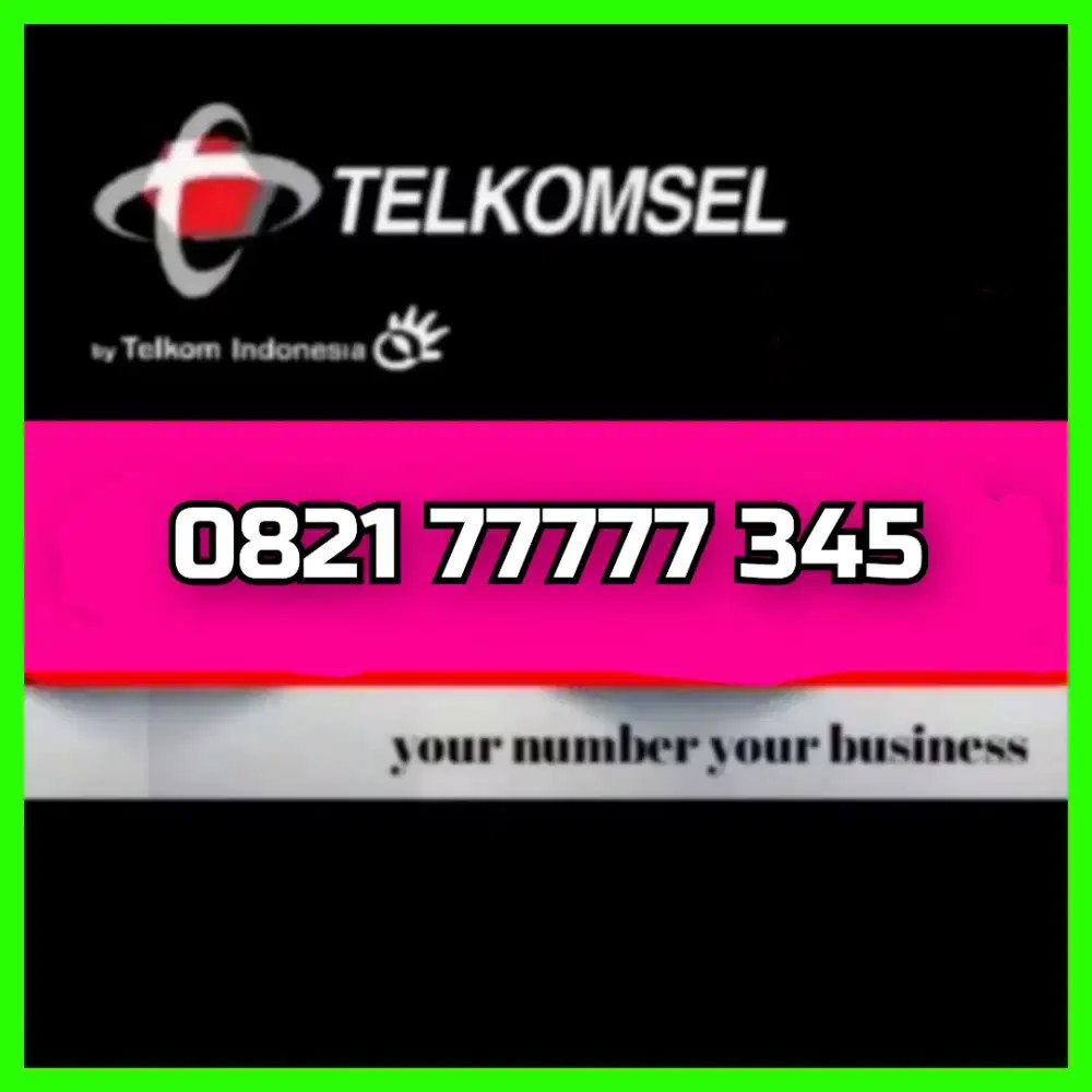 Nomor cantik simpati Telkomsel super