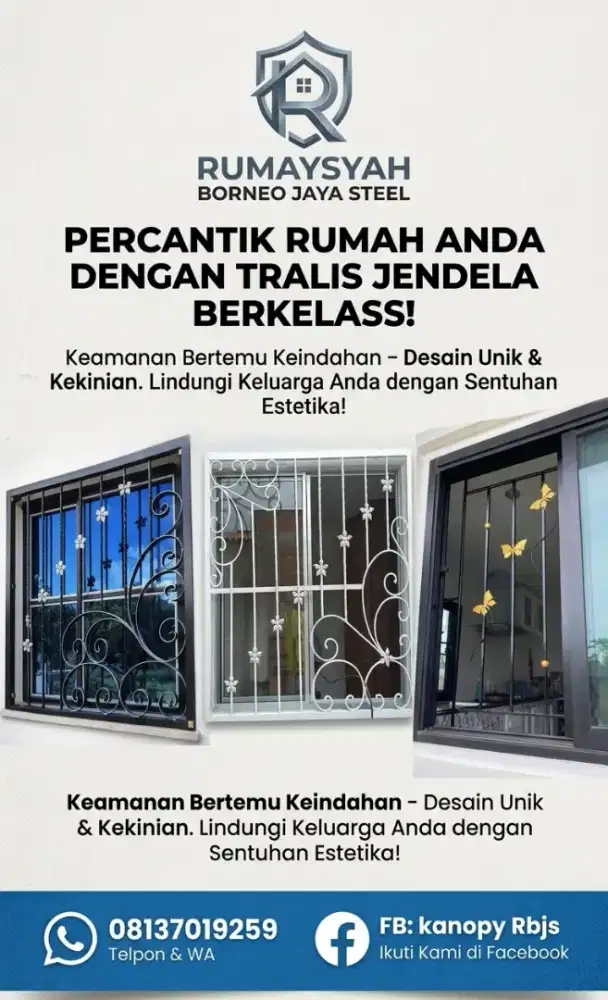 TRALIS JENDELA MINIMALIS