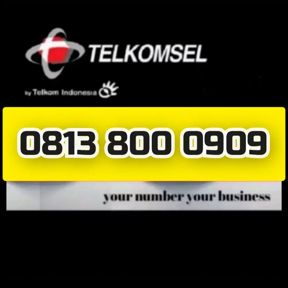 Nomor cantik simpati Telkomsel super