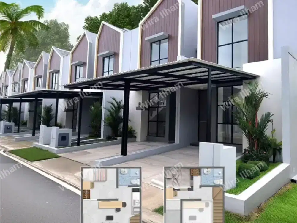 Serpong garden Siap Huni 2lantai Dekat Stasiun Cisauk dan Aeon BSD