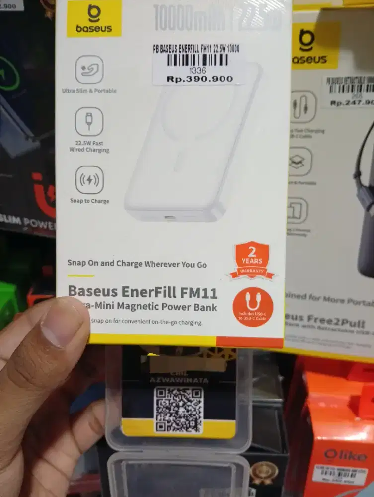 PB BASEUS ENERFILL FM11 22.5W 10000 l ATLANTIS DAHSYAT