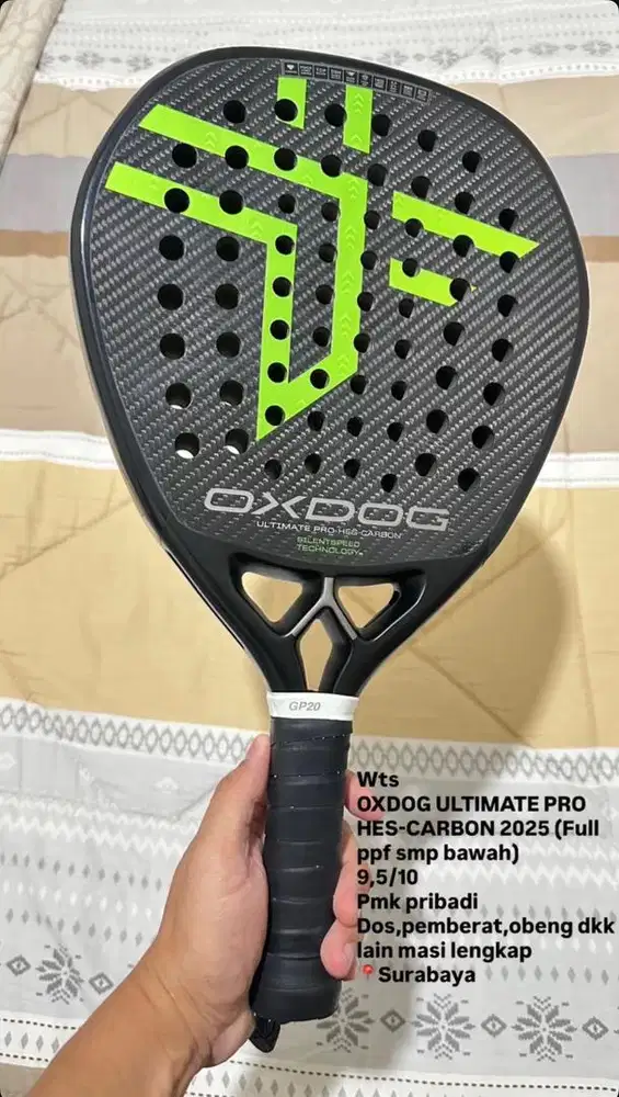 Raket padel OXDOG ULTIMATE PRO HES CARBON